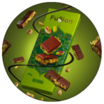 Chocolate Fusion em composição criativa